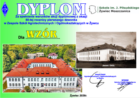 80. rocznica pierwszego dzwonka w ZSAiO w Żywcu