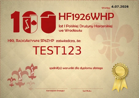 Złoty Dyplom HF1926WHP