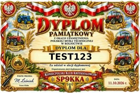Upamiętnienie Polskiej myśli Technicznej w Rolnictwie — SWL